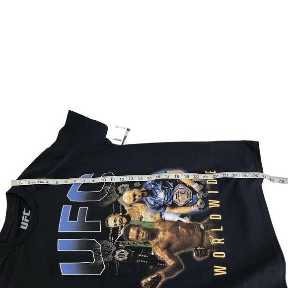 New Mens UFC Worldwide Graphic T-Shirt Sz S NWT Conor Mcgregor Jon Jones Cotton - Picture 7 of 7